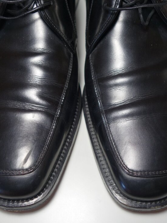 Salvatore Ferragamo Lavorazione Originale Leather Shoe Made In Italy, Size 11 D main image 13